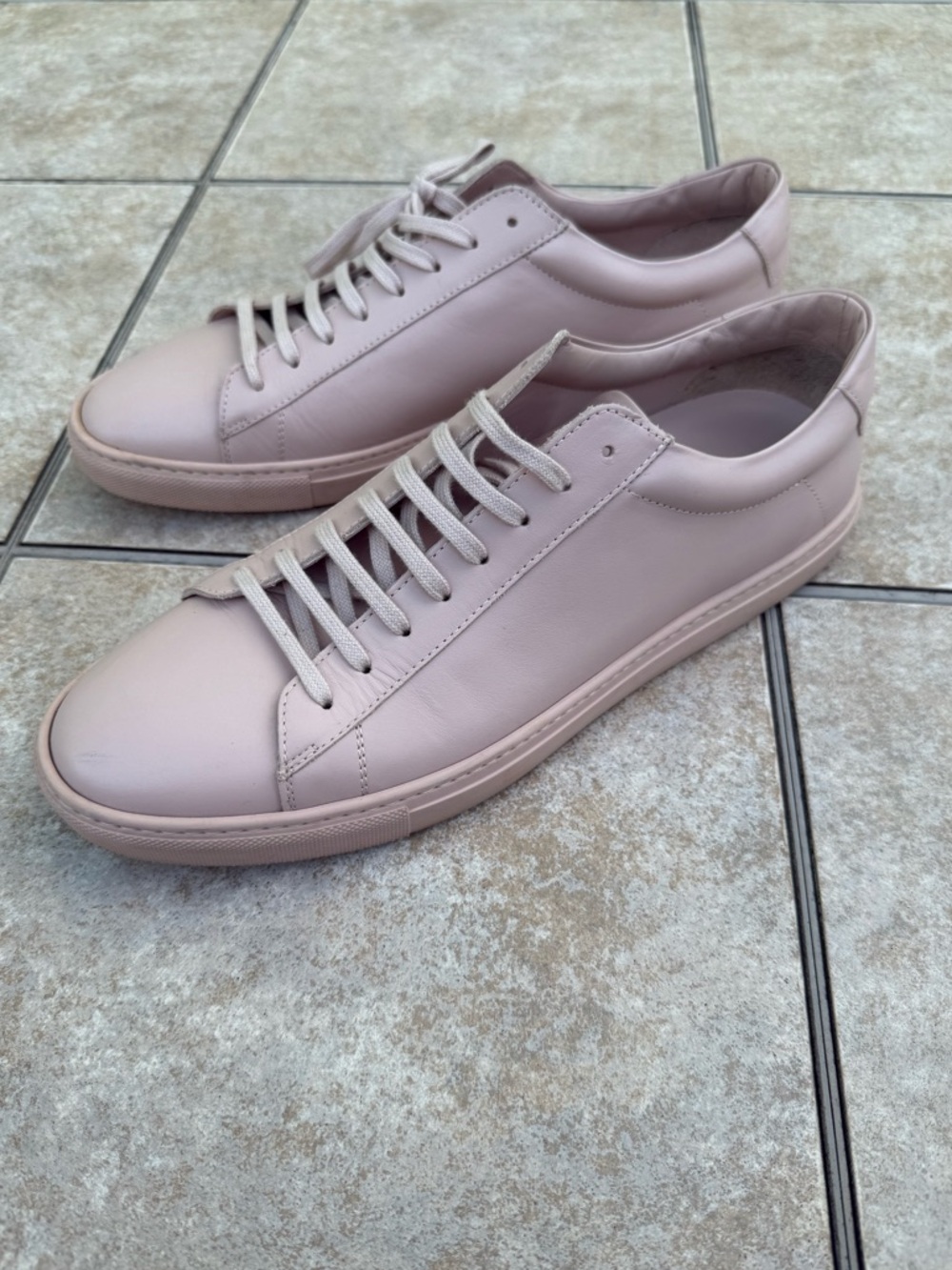 Oliver Cabell Low 1 Nude Pink Sneakers